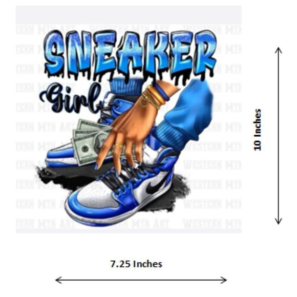 Sneaker Girl - Custom T-shirt NWT - Picture 5 of 6